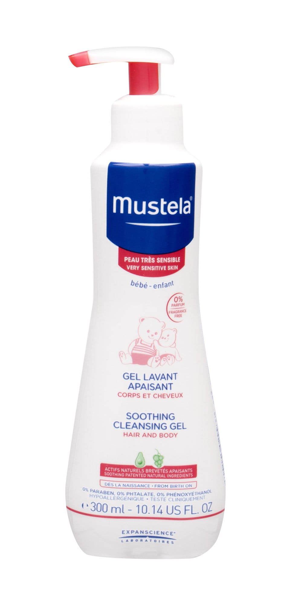 Mustela Bébé Soothing Cleansing Gel Hair and Body K Żel pod prysznic 300ml-131167